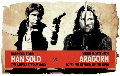 Ultimate Action-Hero Showdown: Han Solo vs. Aragorn