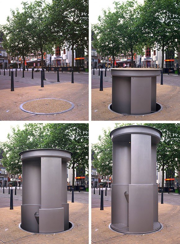 public lift toilet europe