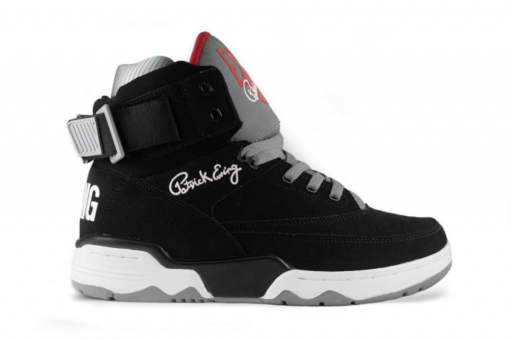 patrick ewing shoes red and black