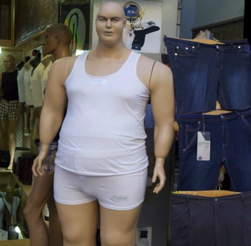 fat mannequin