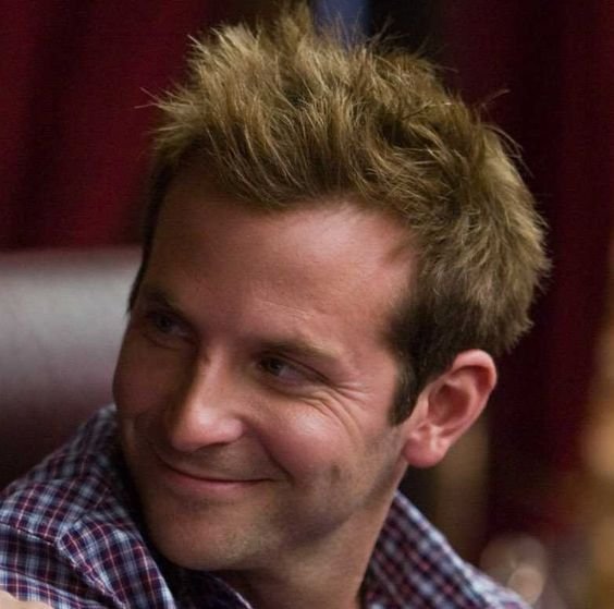 bradley cooper spiked hair