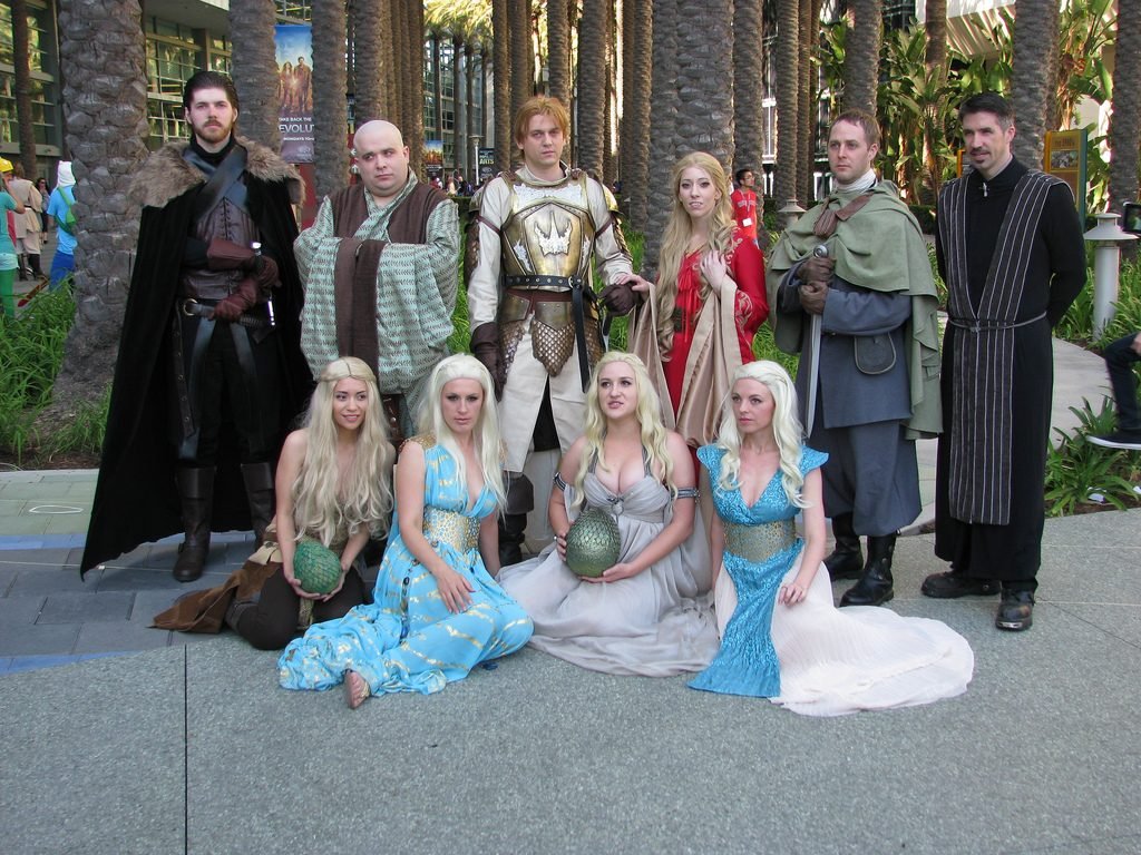 comic con game of throens cosplay