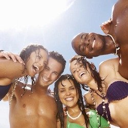 vacations for single men, group