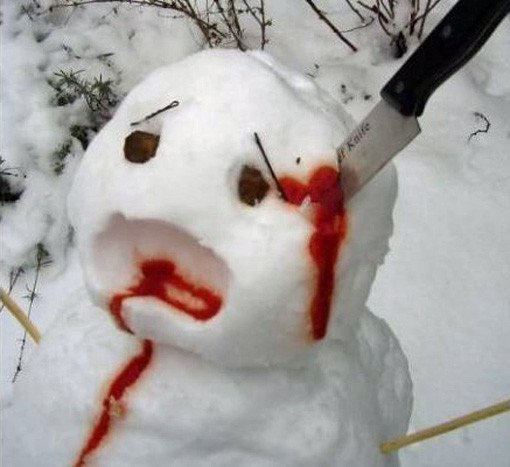 16 Pictures of Dead, Dying, Or Mutilated Snowmen | ModernMan.com