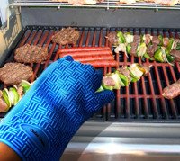 kogrips Silicone BBQ Gloves oven mitt for men