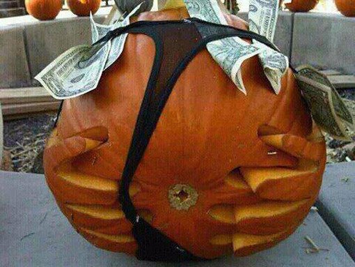 pumpkin awkward carving