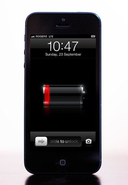 low battery iphone