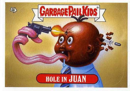 gun garbage pail kids