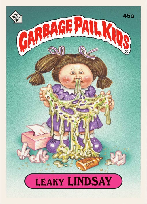 leaky steven garbage pail kids