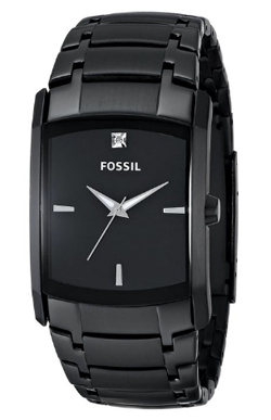 Fossil black analog watch