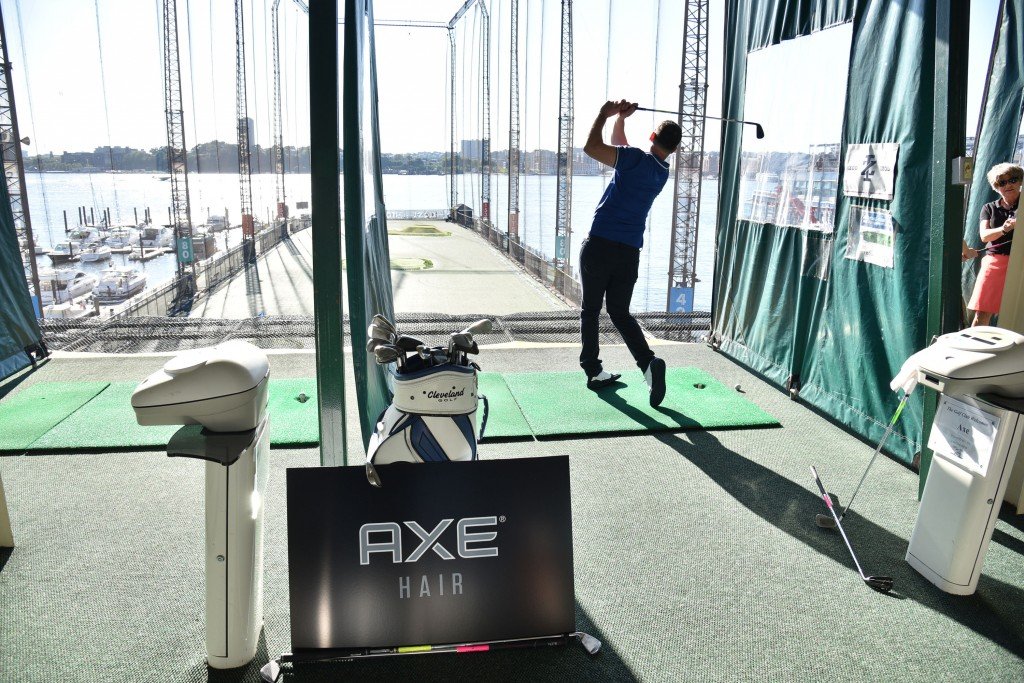 Axe Event in NYC golf chelsea piers