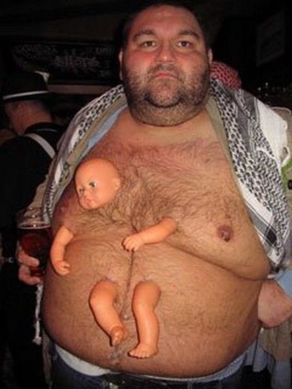 worst halloween costumes baby in belly