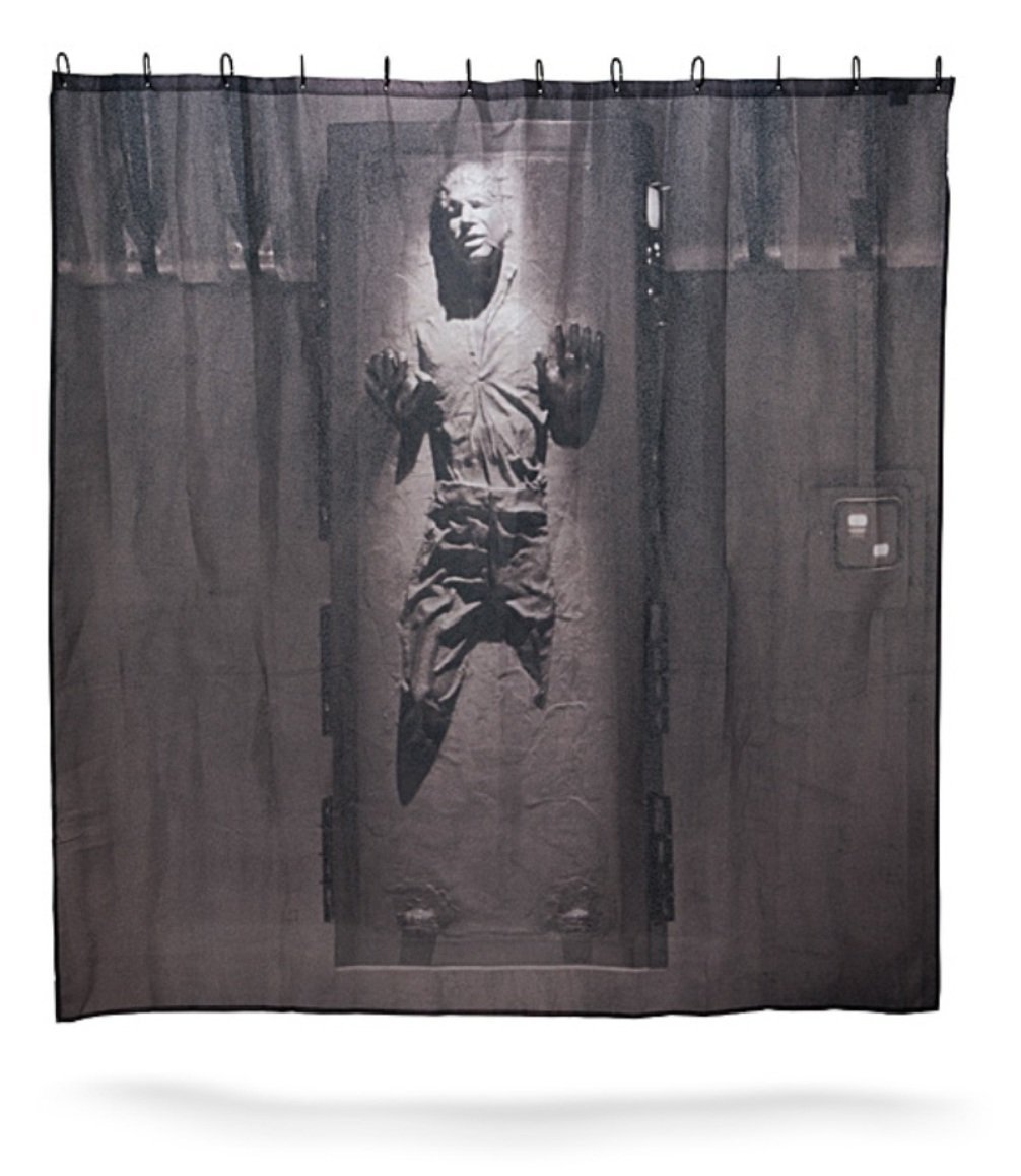 Star Wars Han Solo in Carbonite Shower Curtain