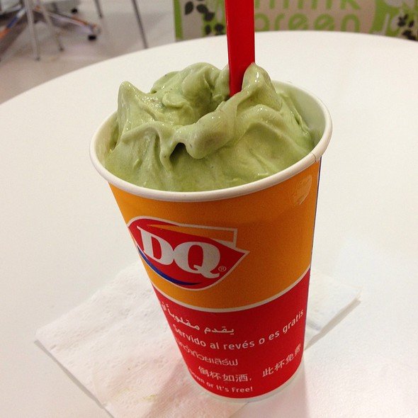 green tea blizzard