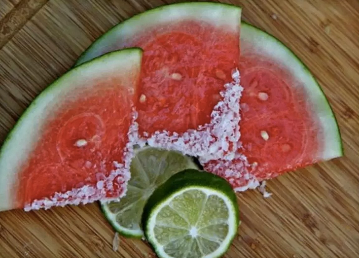 Drunken Watermelon Wedges