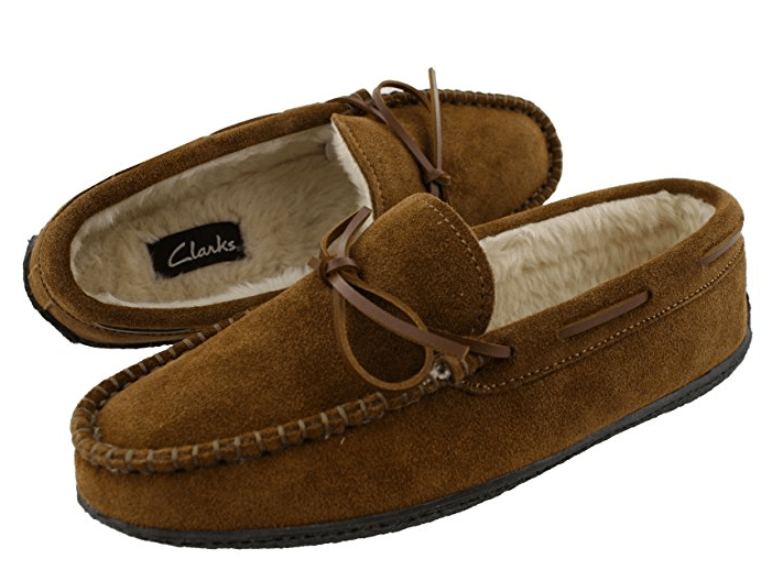 best slippers for men clarks brown