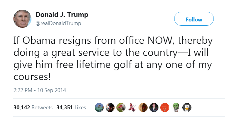 obama golfer