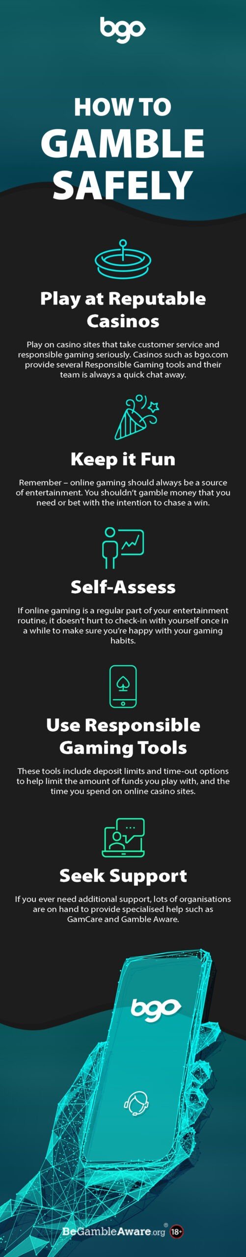 How to Gamble Safely Infographic scaled